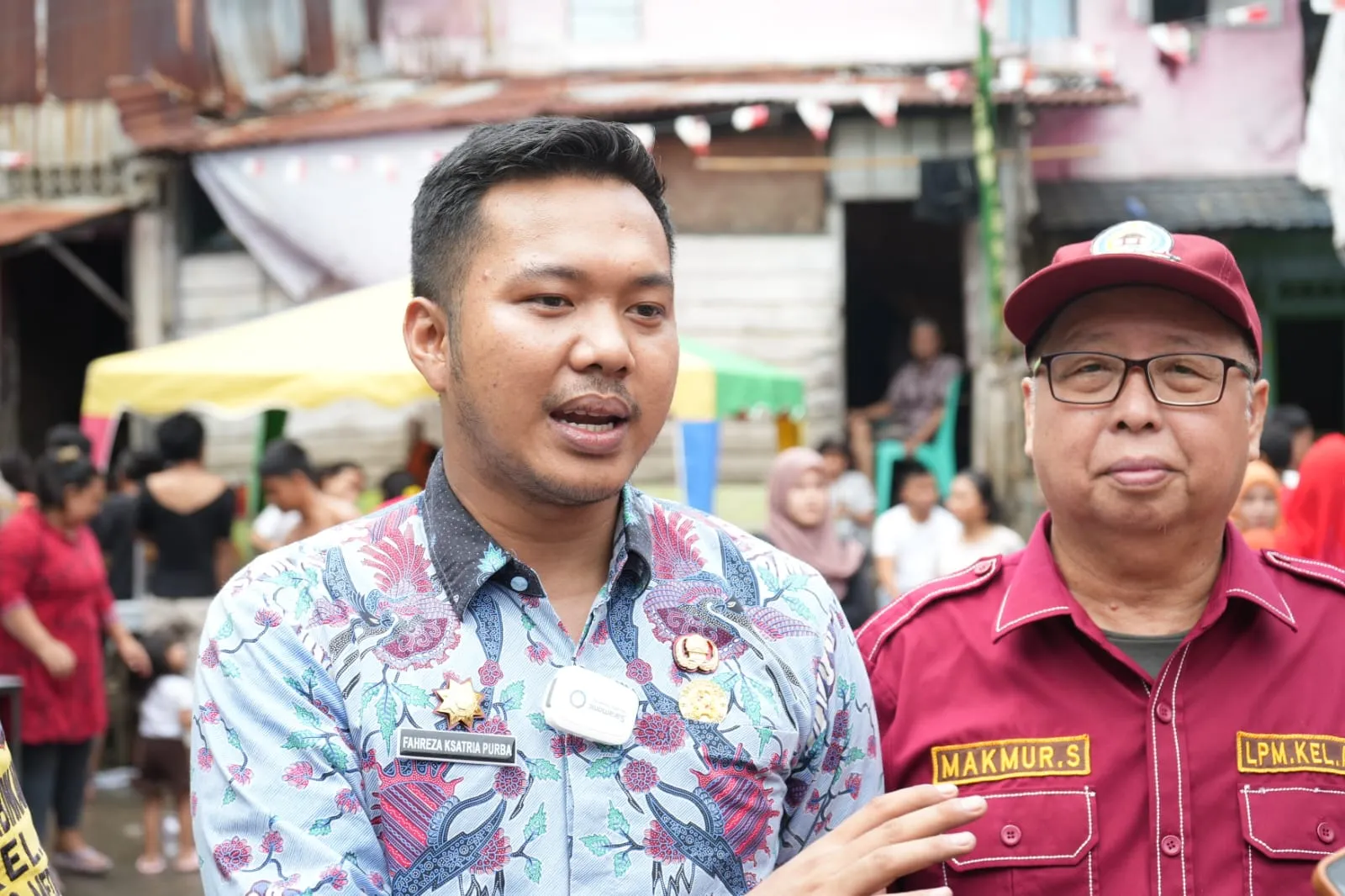 Semangat Masyarakat Kampung Aur Upacara HUT Ke 78 Kemerdekaan RI Di tengah Kondisi Banjir