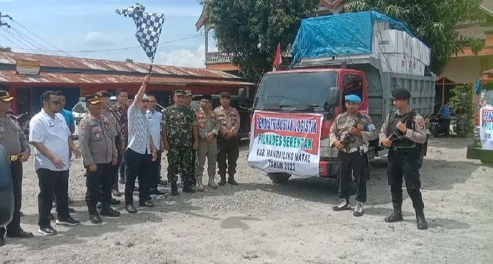 Logistik Didistribusi Ke 256 Desa,  Semoga Pilkades Aman Damai