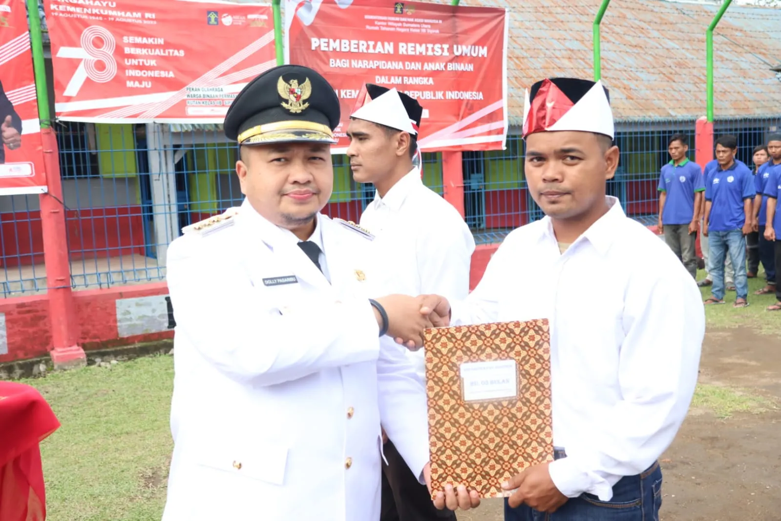 106 Warga Binaan Lapas Kelas II B Sipirok Terima Remisi Masa Tahanan