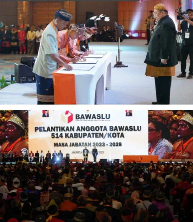Petahana KPU Batu Bara Resmi Dilantik Bawaslu RI Periode 2023-2028