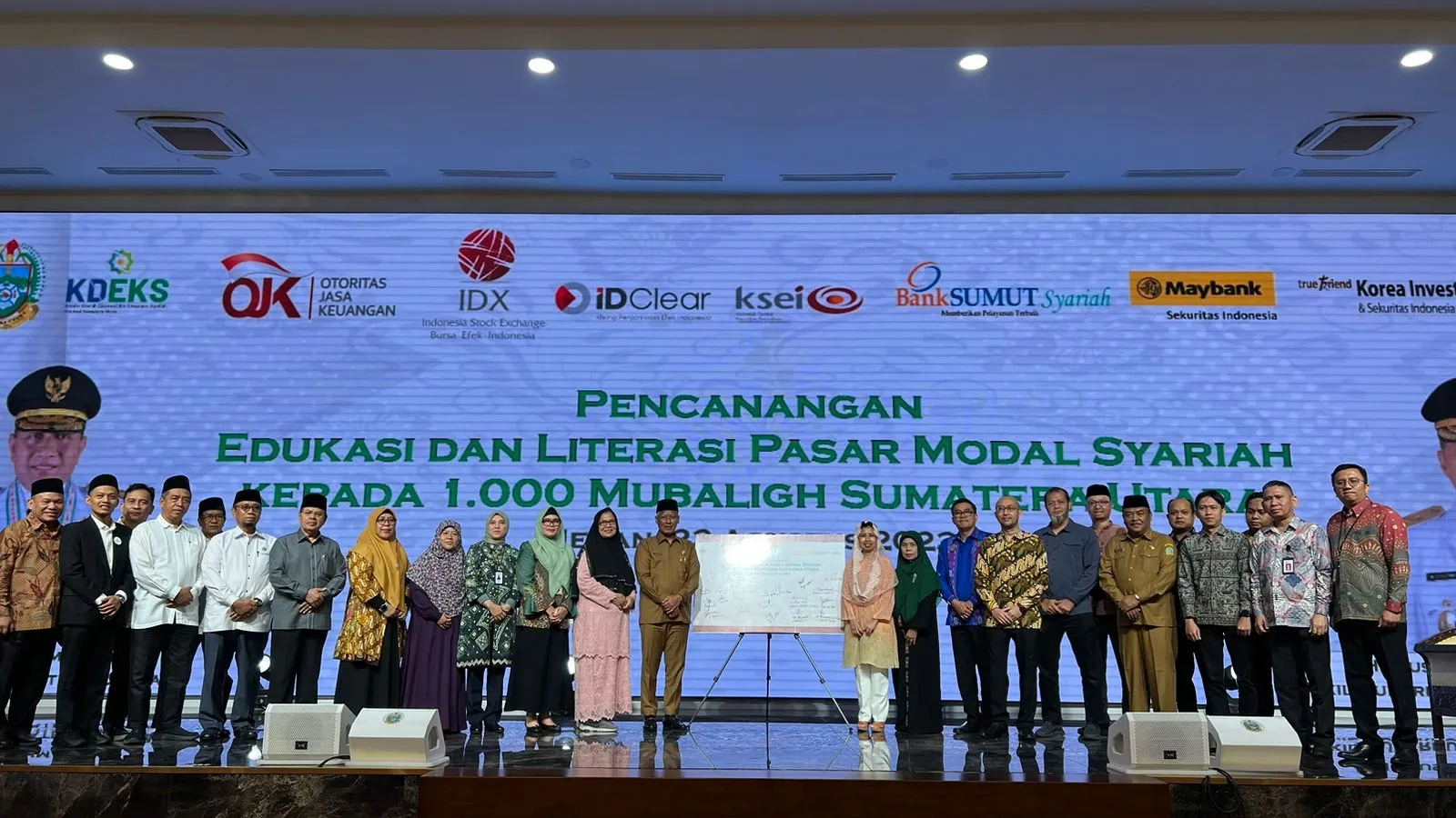 Pasar Modal Edukasi Literasi 1.000 Mubaligh Sumut dan ASN Langsa
