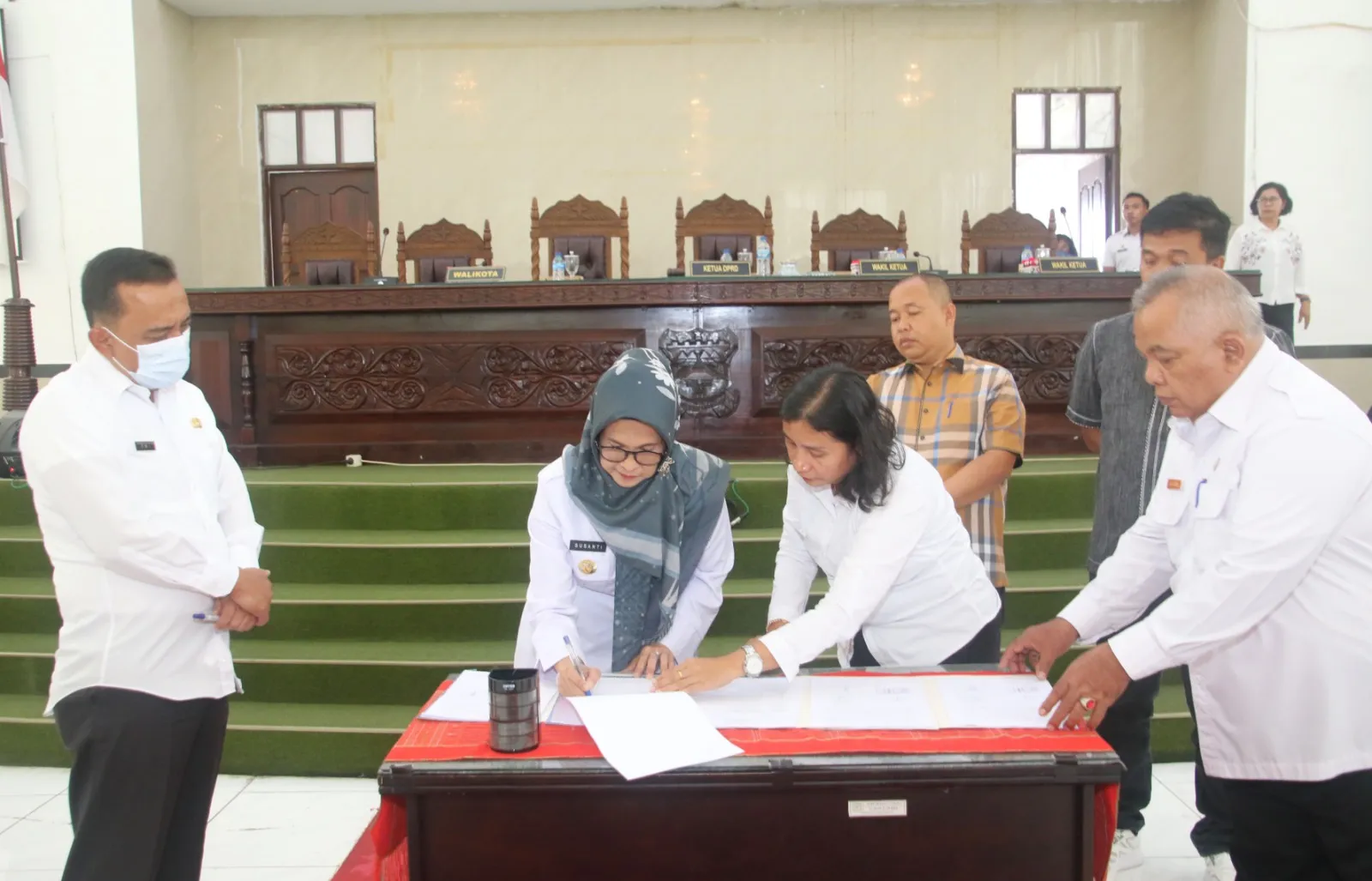 Wali Kota Siantar dan DPRD Tandatangani KUA-PPAS APBD TA 2024