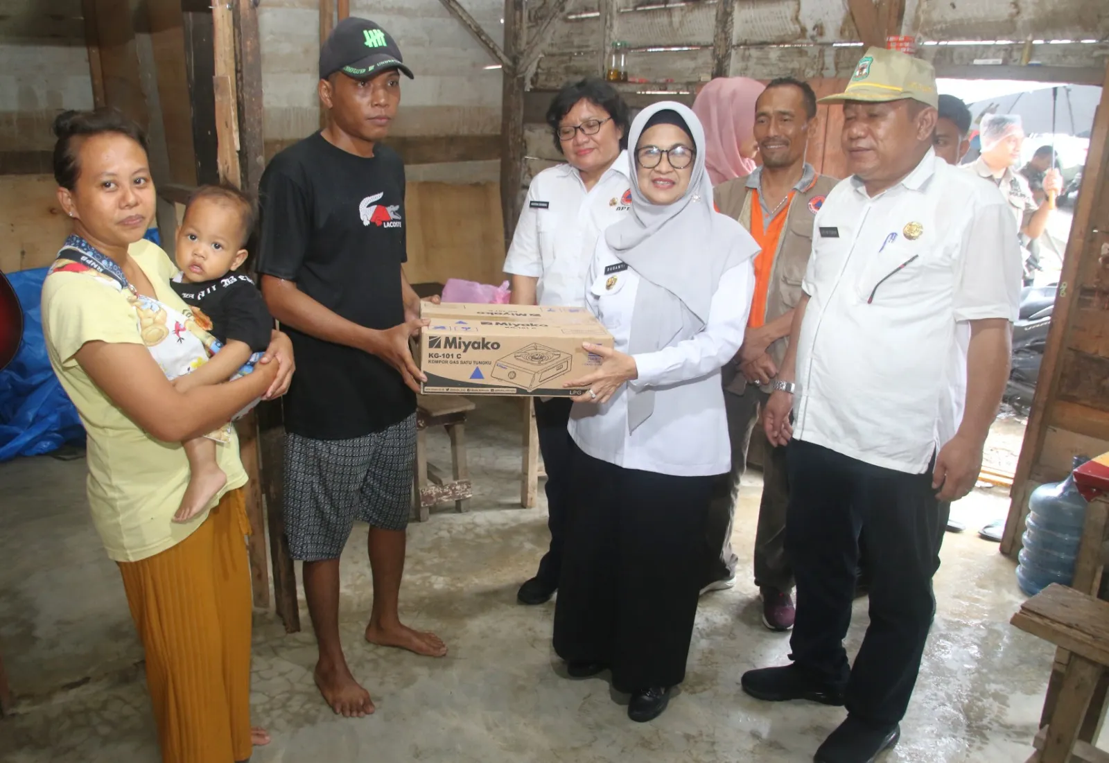 Wali Kota Siantar Kunjungi Warga Tertimpa Musibah