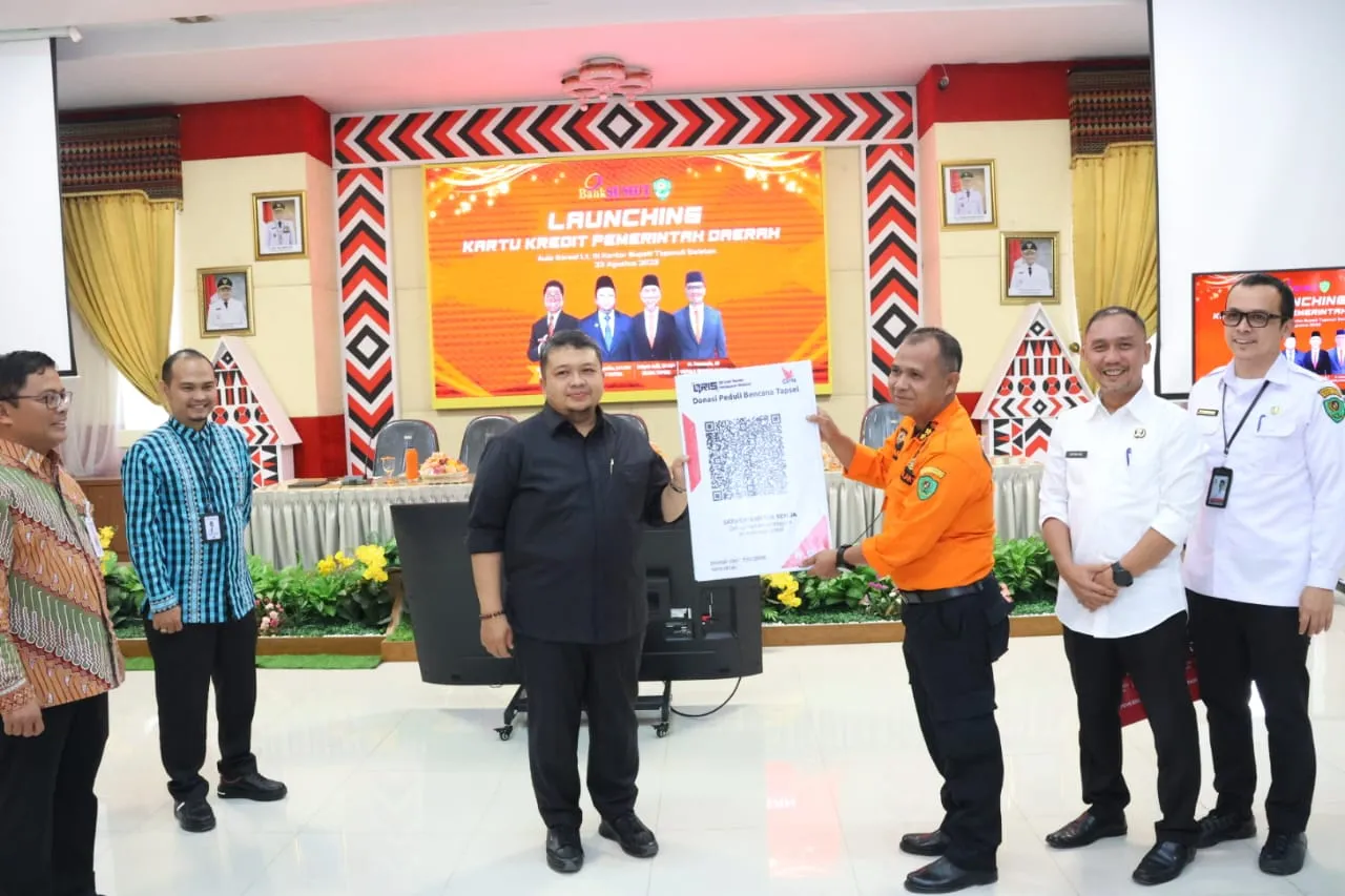 Dolly Resmikan Dompak BPBD Tapsel