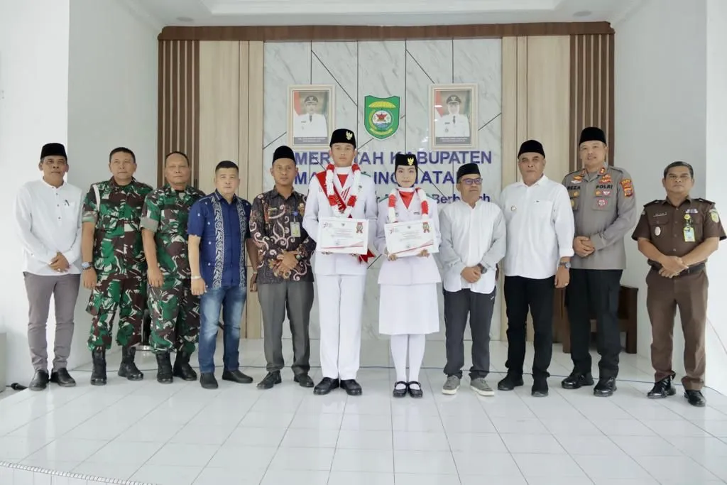 Bupati Madina Sambut Hangat Kepulangan Paskibraka Nasional