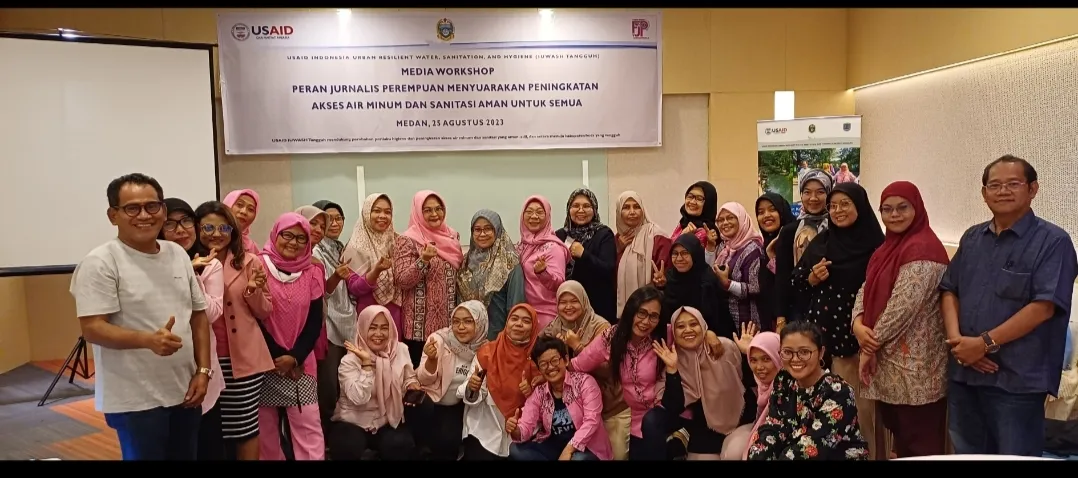 USAID IUWASH Tangguh Diskusi Air Minum dan Sanitasi Aman dengan Jurnalis Perempuan