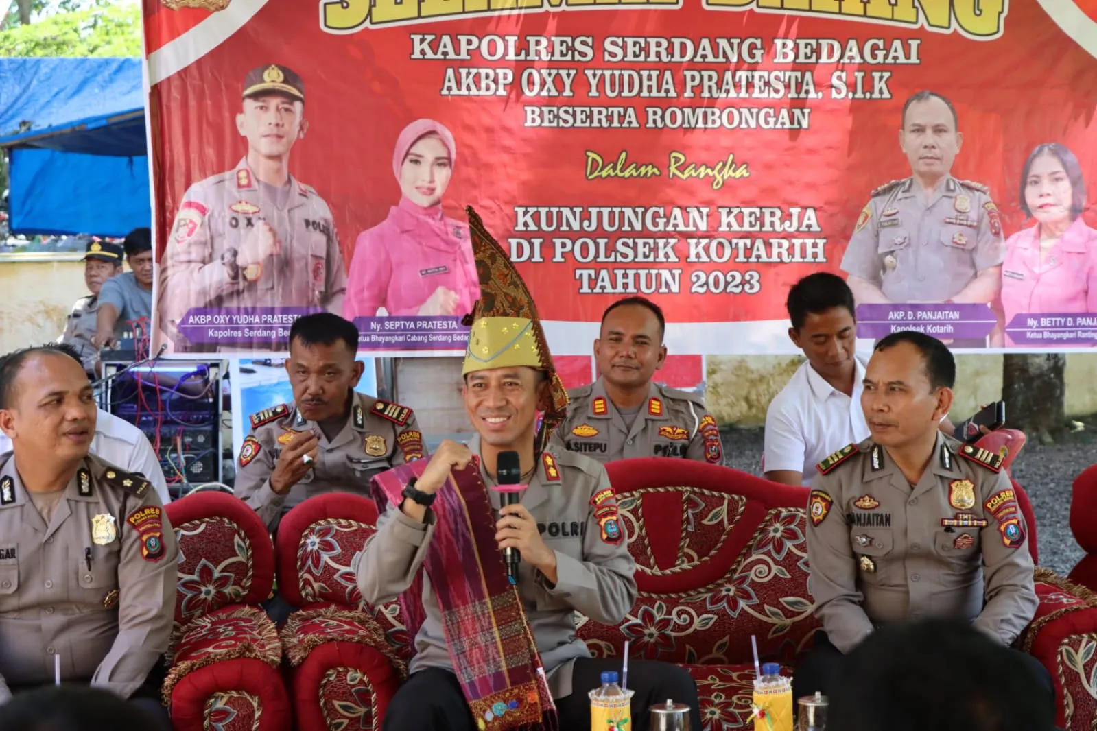 Kapolres Sergai dan Muspika Tiga Kecamatan Sinergi Perkuat Kamtibmas