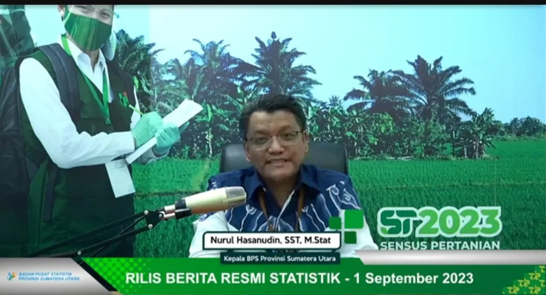 Agustus 2023, Gabungan Lima Kota Sumut Inflasi 2,78 Persen