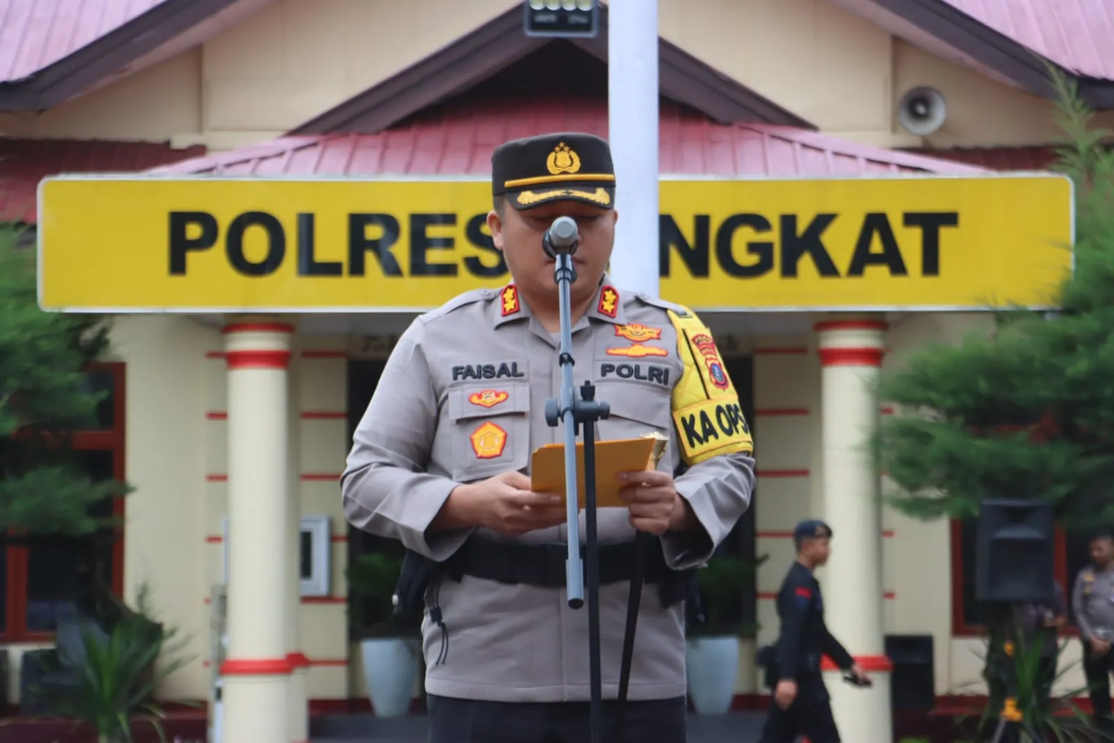 Kapolres Langkat Pimpin Gelar Pasukan Operasi Zebra Toba 2023