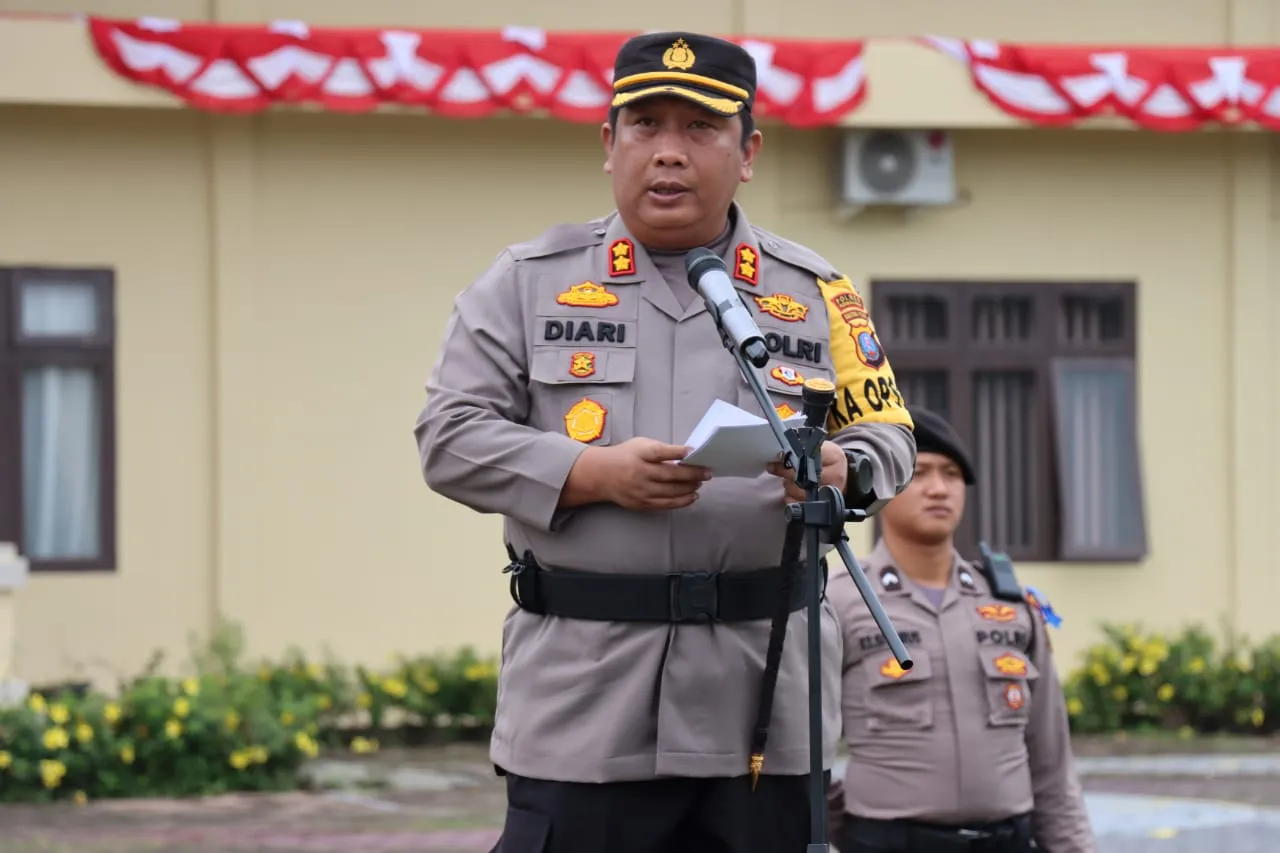 Polres Palas Gelar Apel Operasi Zebra Toba 2023