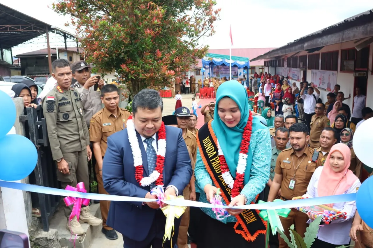 Bupati Tapsel Bersama Bunda PAUD Resmikan TK Negeri Pembina 1 Sipirok