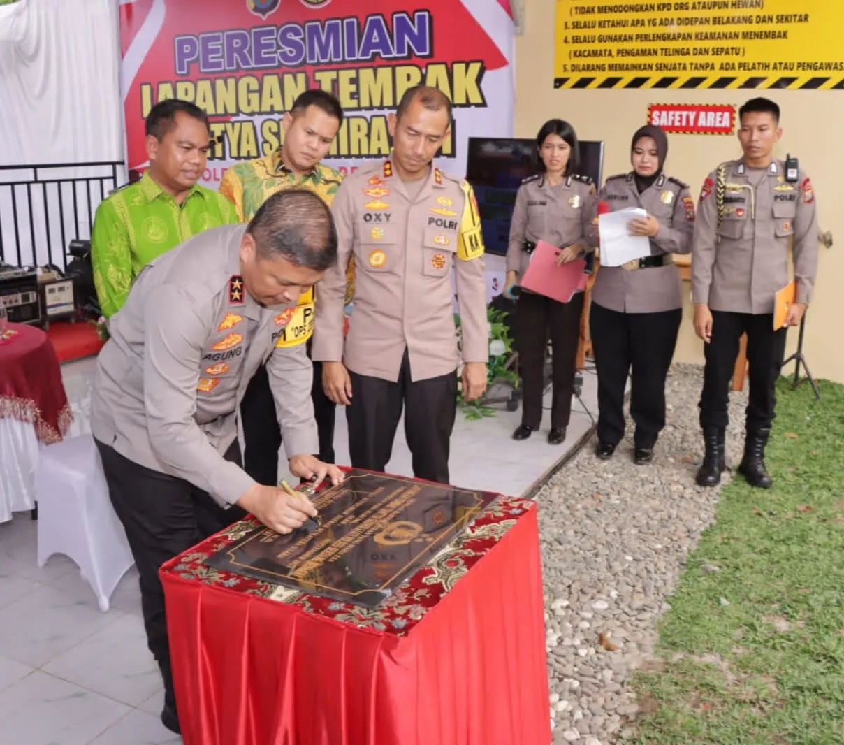 Kapolda Sumut Resmikan Lapangan Tembak Polres Serdang Bedagai