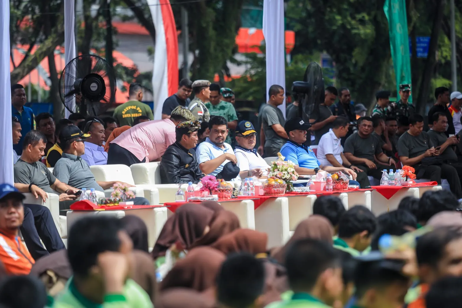 Bobby Nasution Dampingi Panglima TNI Lepas Tim The Rising Tide 2023