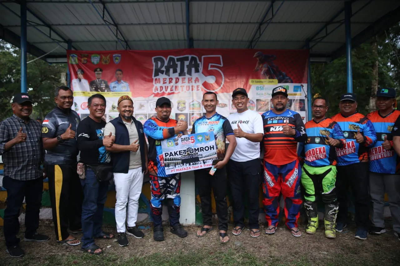 Yulizar Raih Tiket Umrah RATA 5 Merdeka Adventure Di Aceh Besar