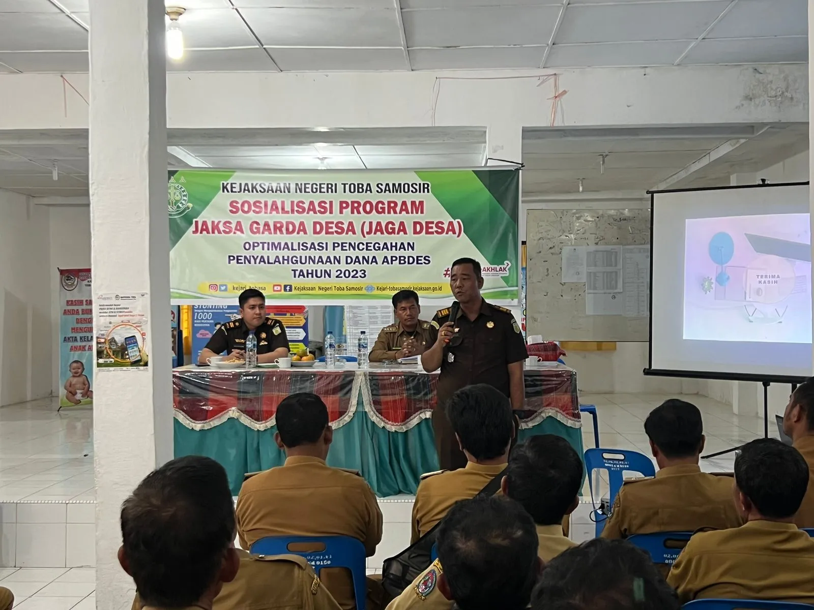 Kejari Tobasa Sosialisasi Jaga Desa di Kecamatan Lumbanjulu
