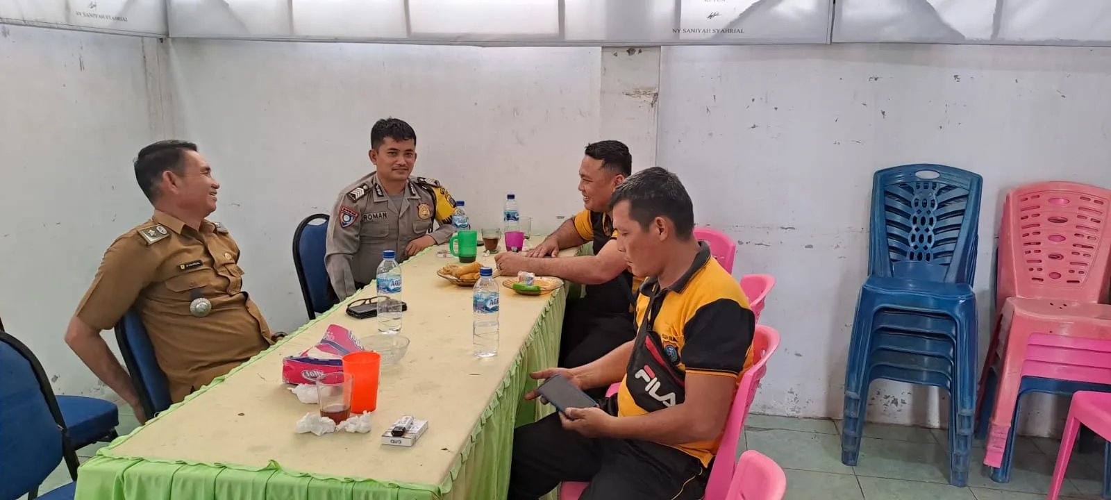 Bhabinkantibmas Polres Sergai Sambangi dan Monitoring Harkamtibmas.