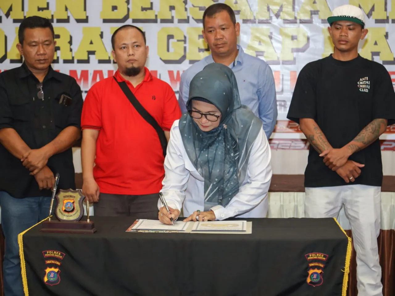 Walikota P Siantar Komitmen Bersama Tolak Peredaran Narkoba di THM