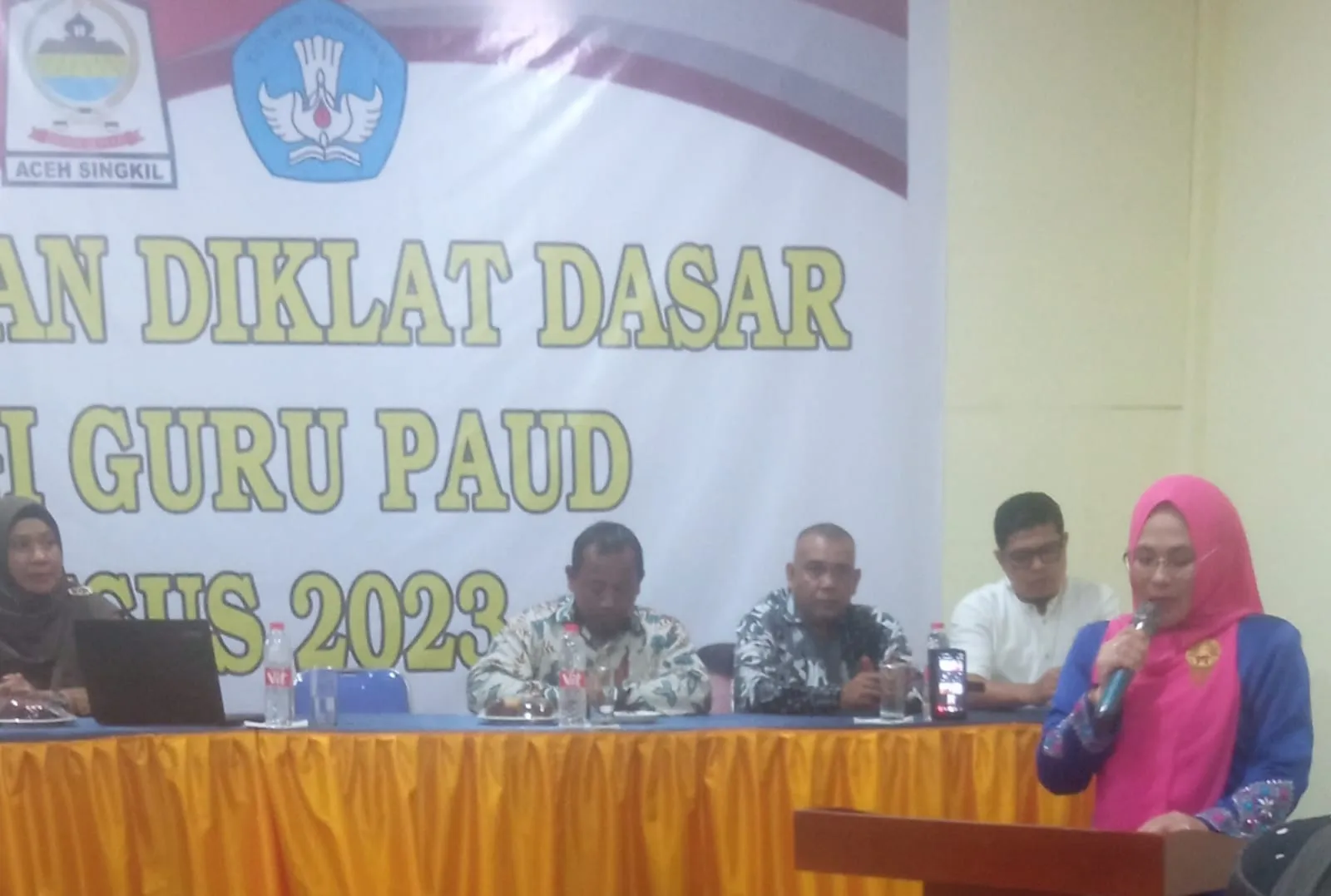 Pj Ketua TP-PKK Buka Pelatihan Diksar Guru PAUD