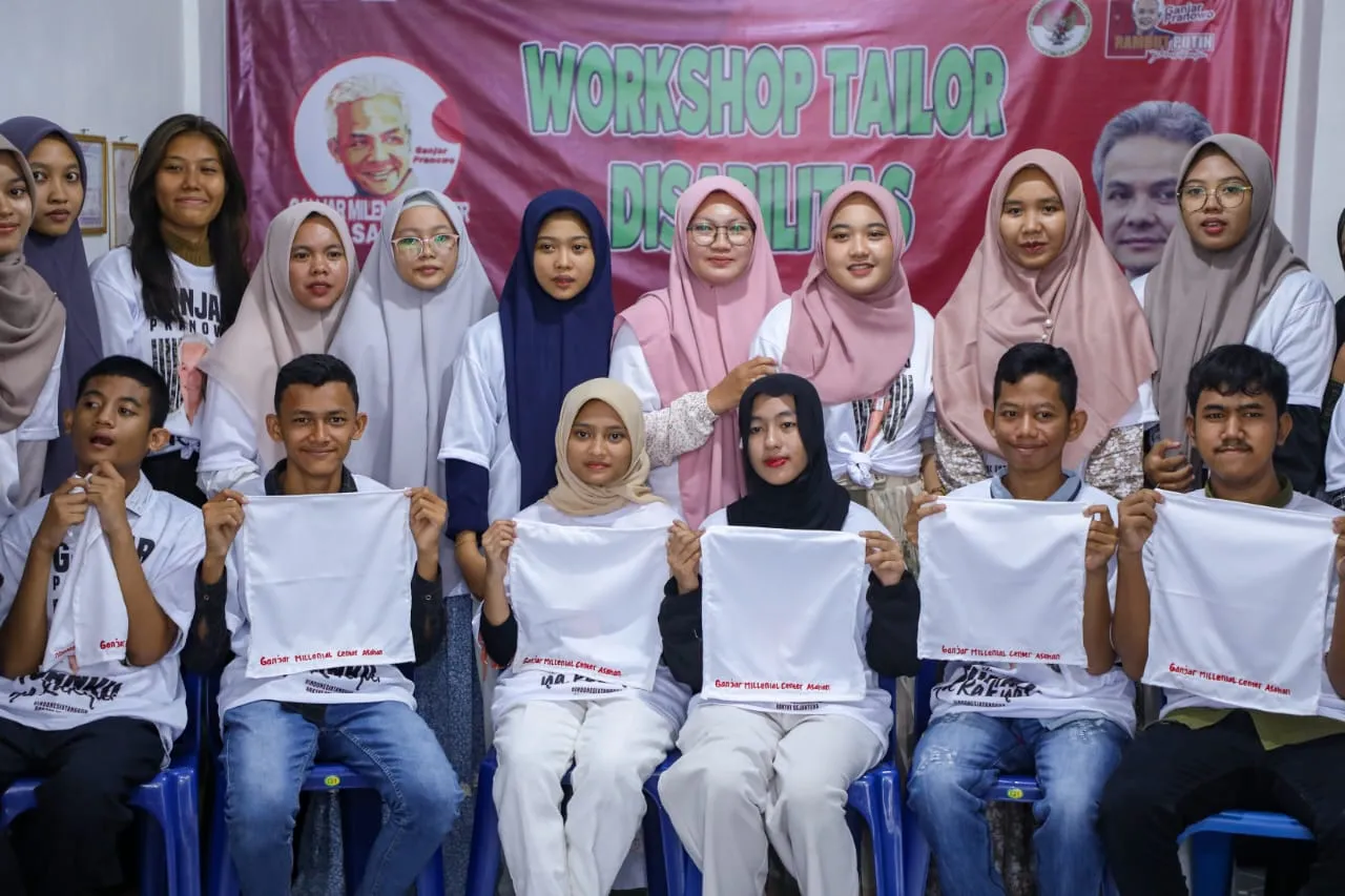 Ganjar Milenial Center Gelar Pelatihan Jahit untuk Para Penyandang Disabilitas