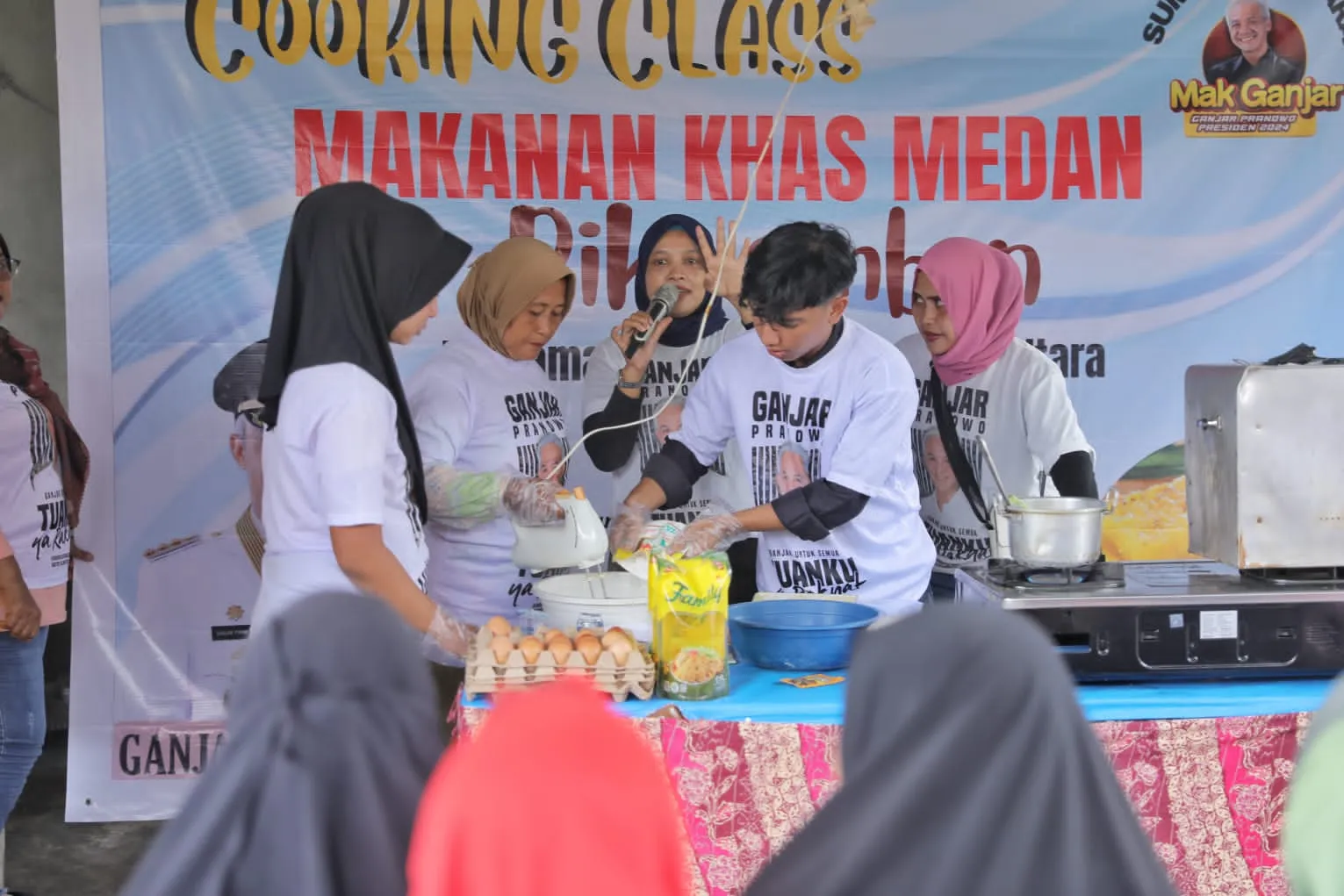 Mak Ganjar Adakan Pelatihan Membuat Bika Ambon di Kabupaten Deli Serdang