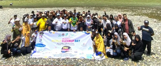 Aceh Tamiang Peringati World Clean Up Day