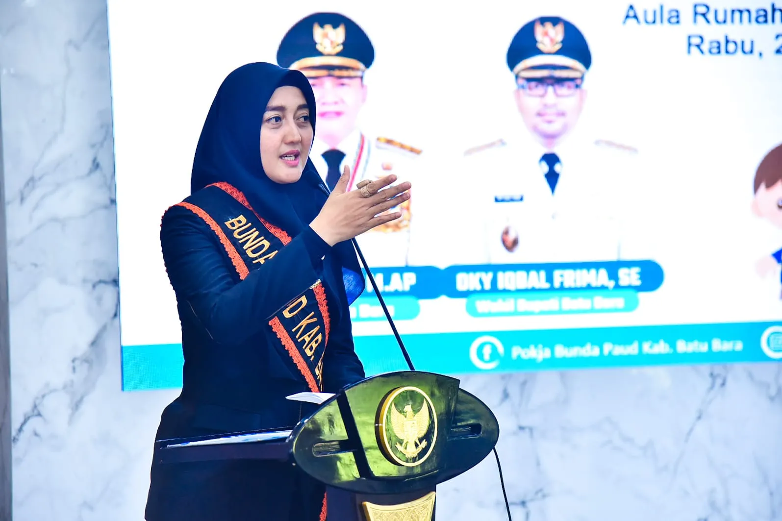Bunda PAUD Batubara Buka Sosialisasi Literasi Digital PAUD