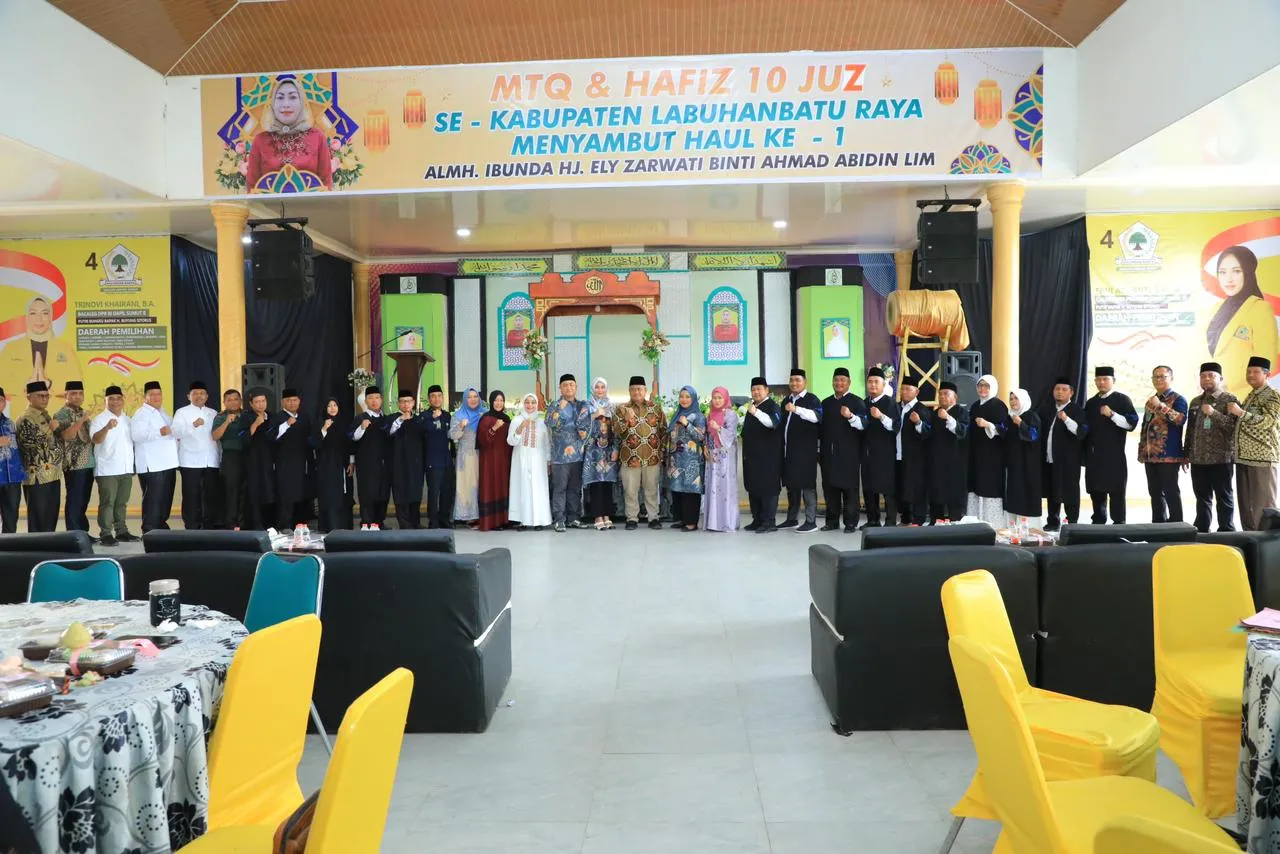 MTQ dan Hafidz 10 Juz Se-Kabupaten Labuhanbatu Raya Dibuka Sambut Haul ke-1 Almh Hj Elyzarwati