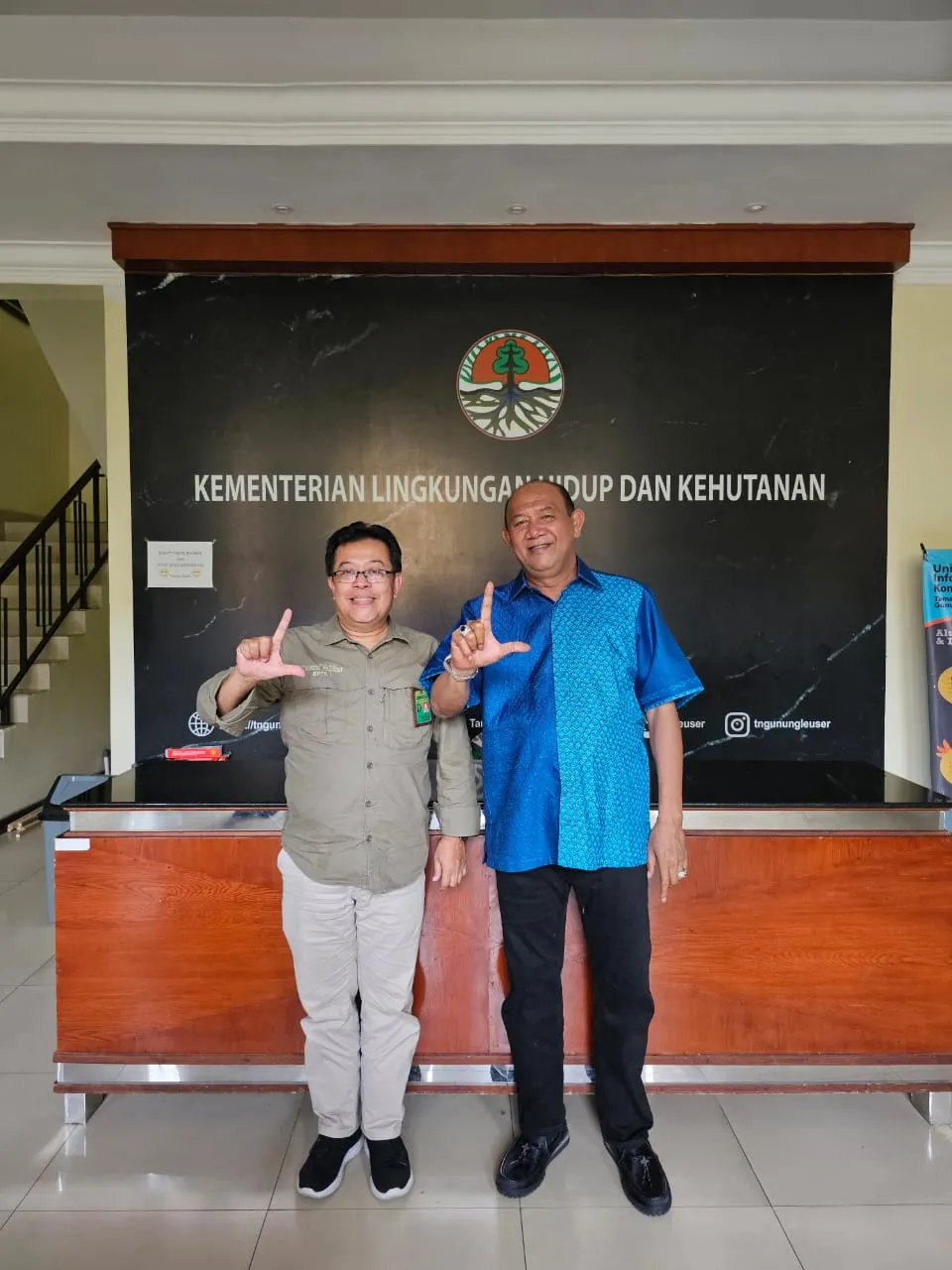 Plt Bupati Langkat Kunker ke Balai Besar TNGL Banda Aceh