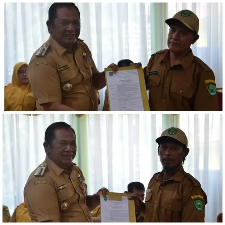 Irsan Efendi Kukuhkan 56 Kepling Padangsidimpuan Utara