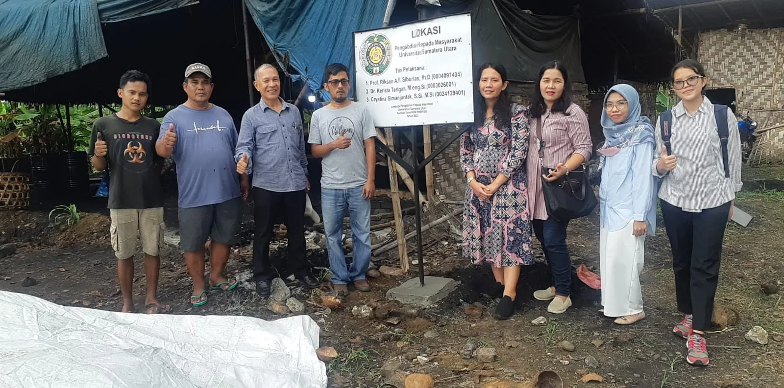 Dosen MIPA USU Beri Pembekalan Pengembangan UMKM Arang Tempurung Kelapa