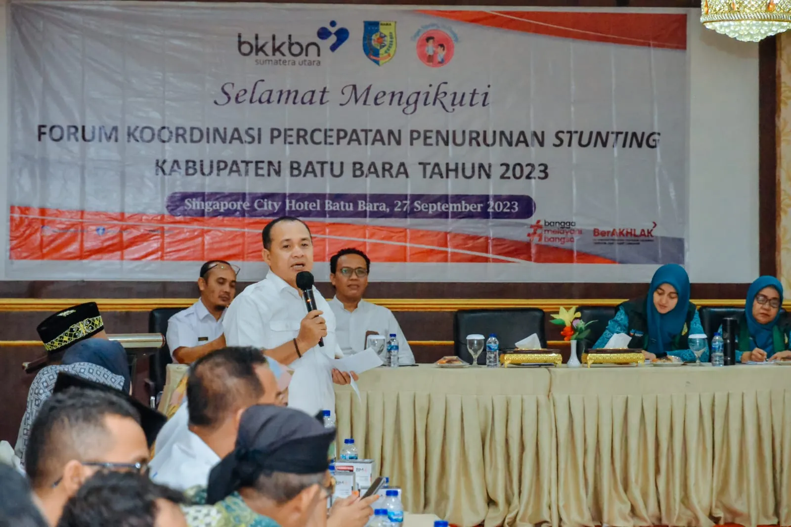Target Zahir, Tahun 2023 Angka Prevalensi Stunting Di Batubara 12%