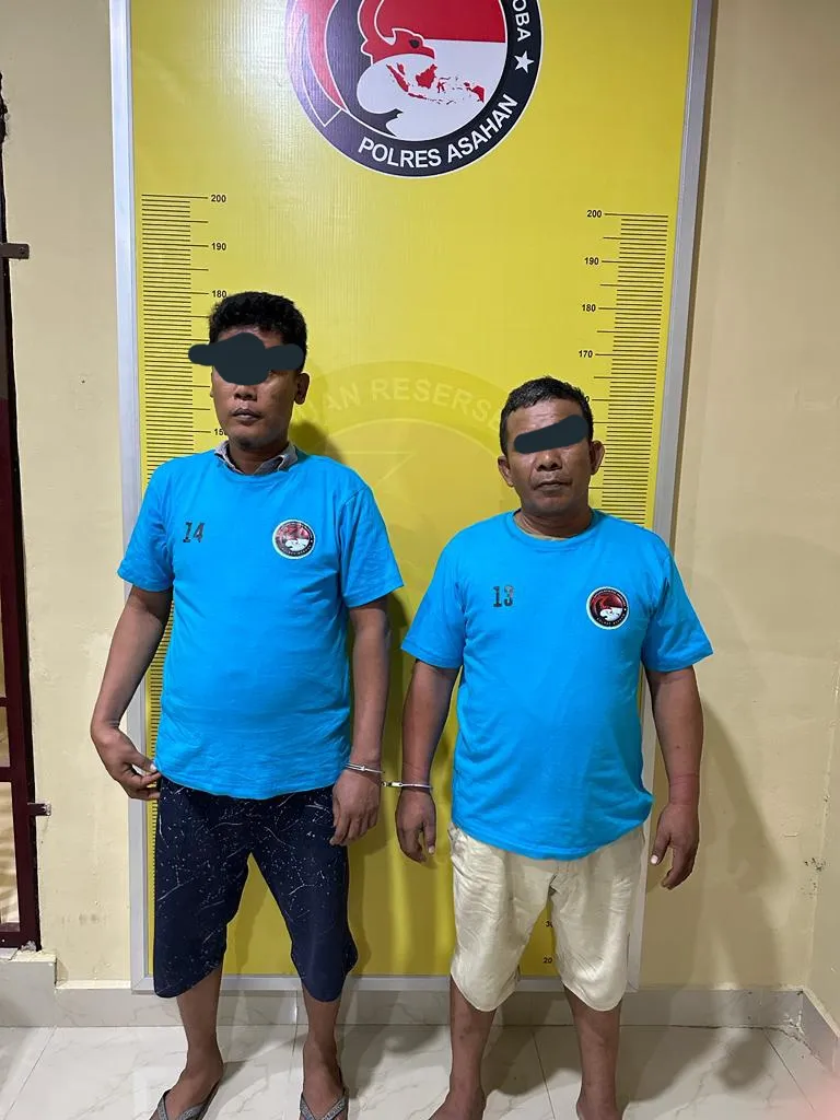 Nyamar Petugas PLN, Sat Narkoba Polres Asahan Ringkus 2 Terduga Penjual Narkotika