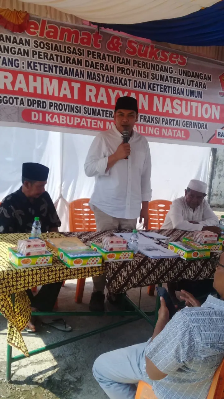 Rahmat Rayyan Sosialisasikan  UU dan Ranperda di Gunungbarani