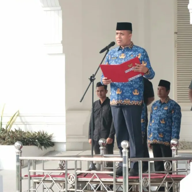 Pemkab Sergai Peringati Hari Kesaktian Pancasila di Sei Rampah.