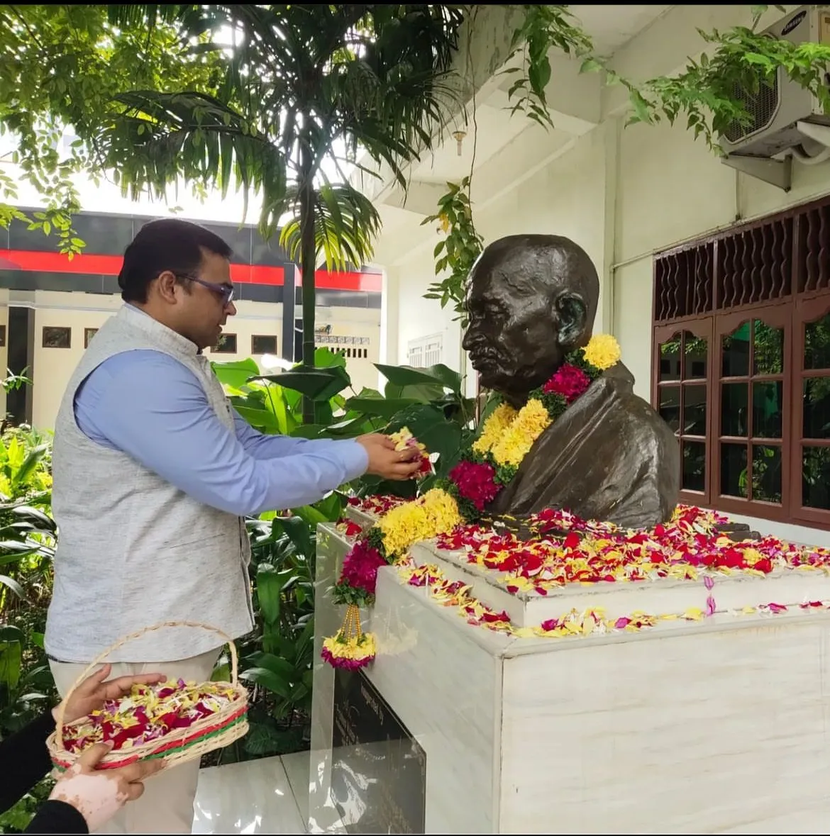 Konjen India di Medan Rayakan Gandhi Jayanti 2023