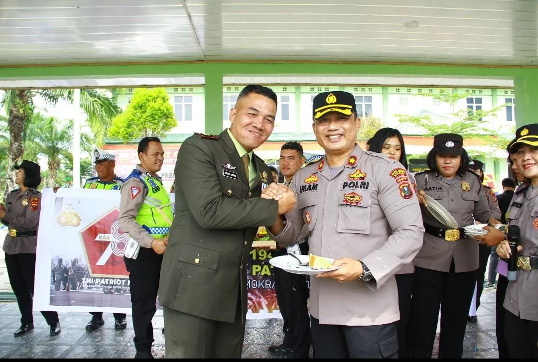 Peringatan HUT ke 78 TNI  di Batubara