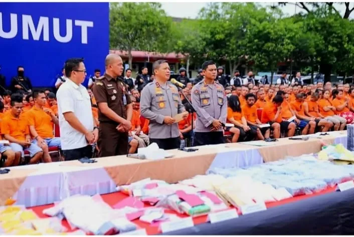 Poldasu Gandeng LP Bongkar Sindikat Narkoba & Ekstasi