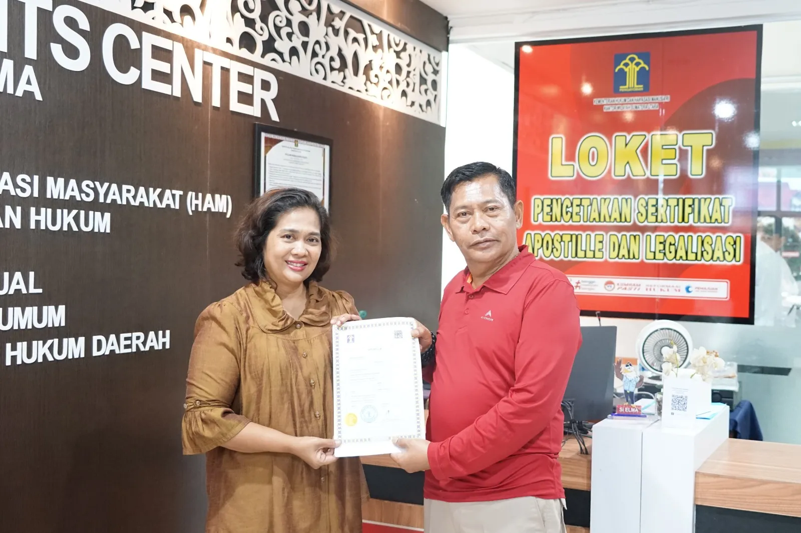 Layanan Kemenkum dan HAM Sumut Prima