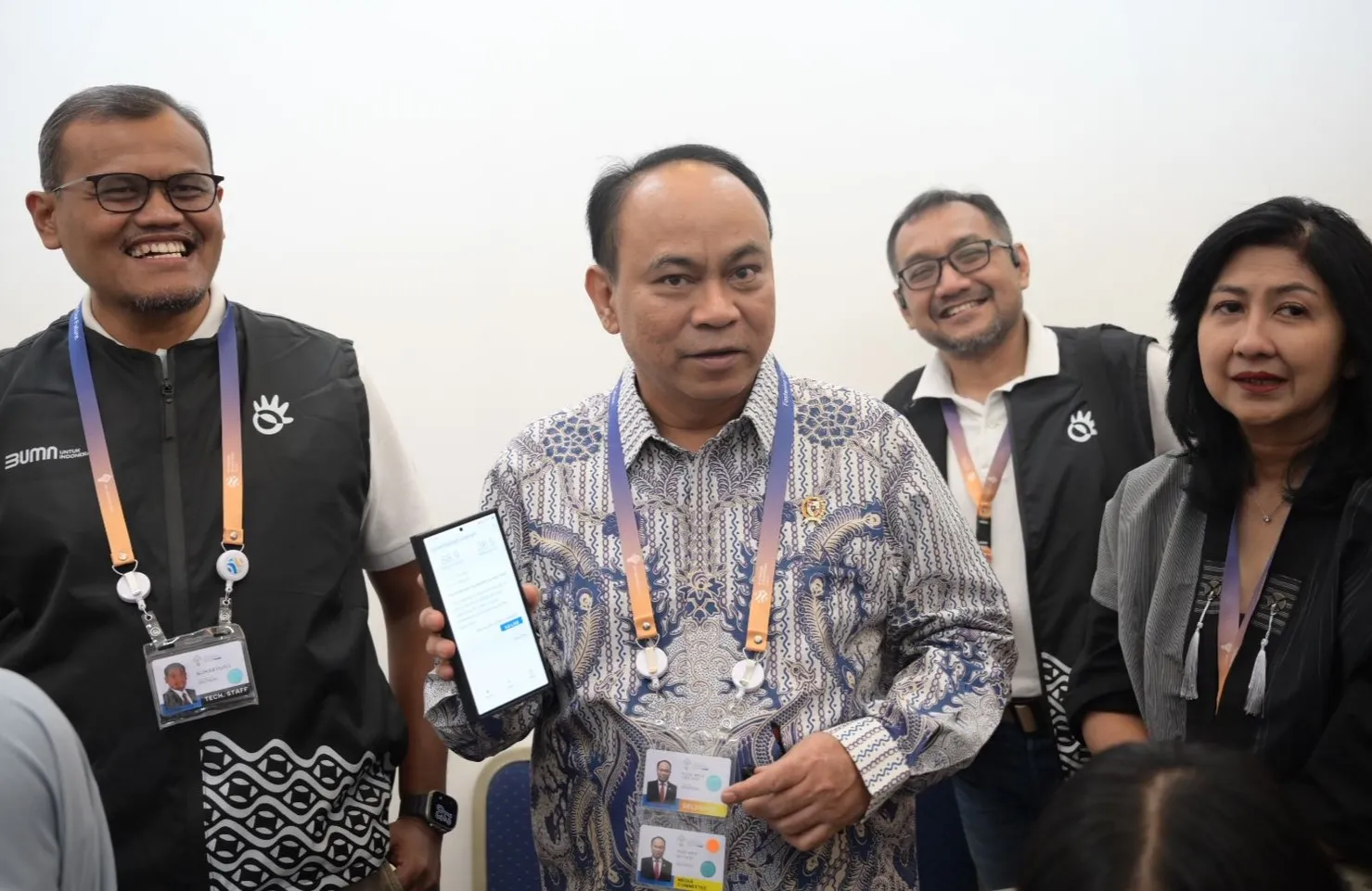 Menkominfo Apresiasi Kualitas Jaringan Telekomunikasi TelkomGroup di Media Center KTT AIS 2023 Forum