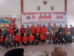 Ket. Foto : pengurus DPC PWDPI Kab. Karo. (Berita Sore/Paimin)