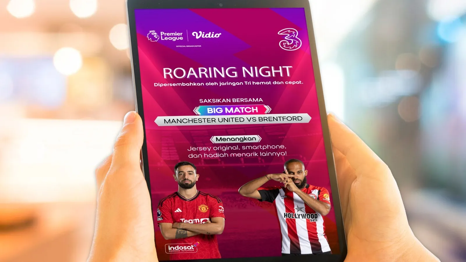 Tri Bersama Vidio dan VIVO Nobar Liverpool vs ManCity, 25 November di Medan