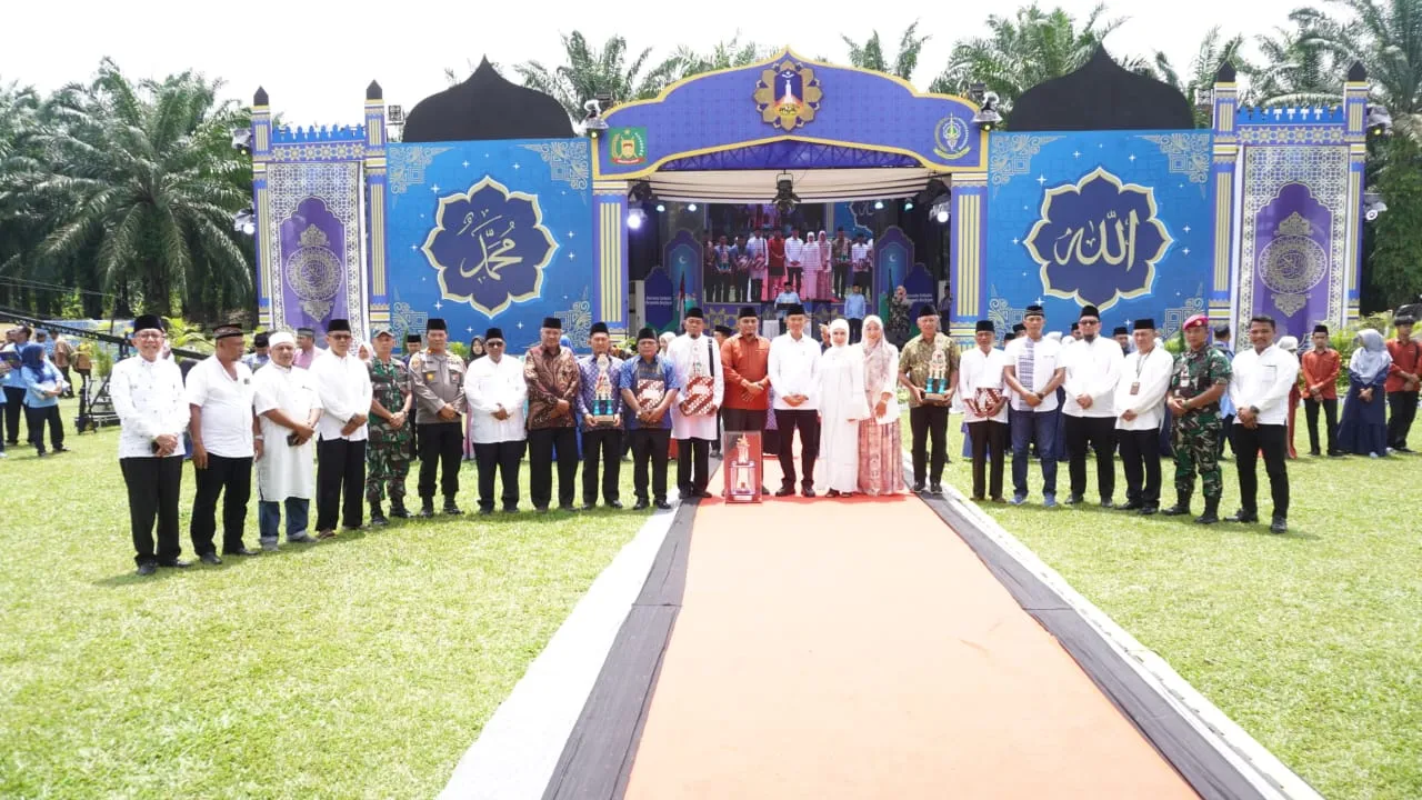 MTQ Ke-56 Langkat Ditutup, Kafilah Kecamatan Sawit Sebrang Juara Umum