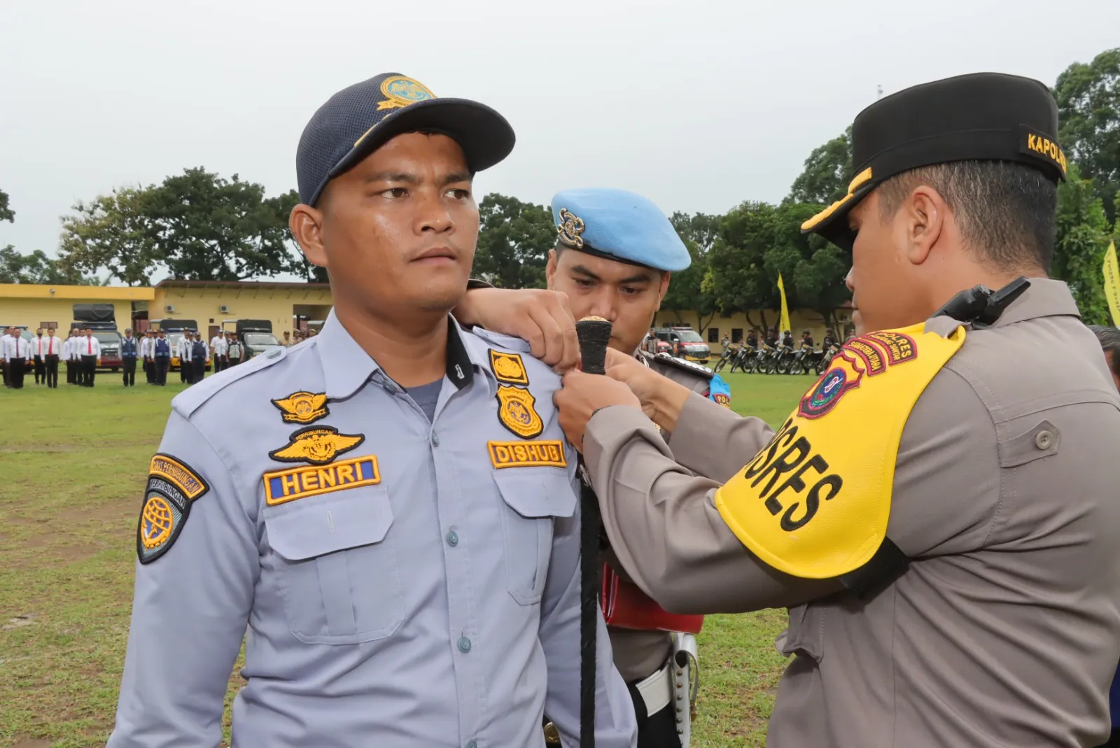 Amankan Pemilu 2024, Polres Siantar Apel Gelar Pasukan Operasi Mantap Brata Toba
