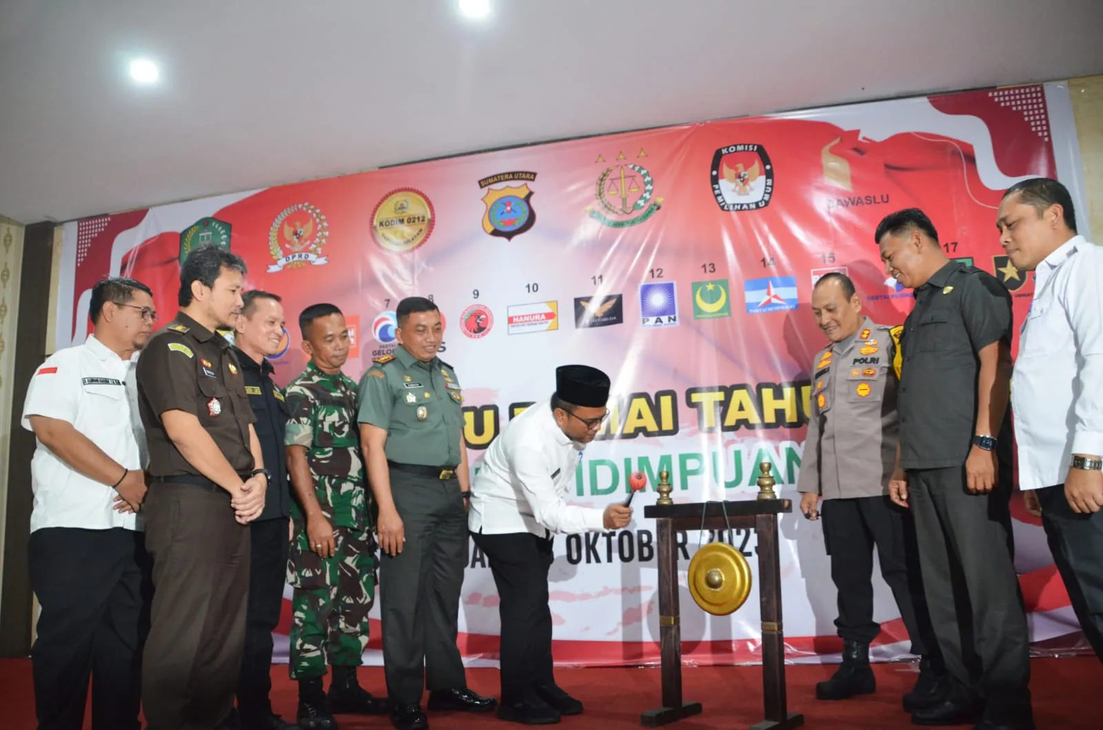 Deklarasi Pemilu Damai, Pj. Wali Kota Padangsidimpuan : Mari Ciptakan Pemilu 2024 Berkualitas