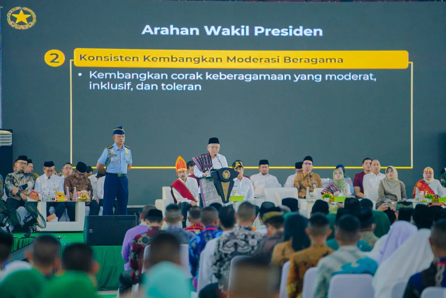 Bobby Nasution Bersama Wapres Hadiri Ikrar Merajut Keberagaman Nusantara