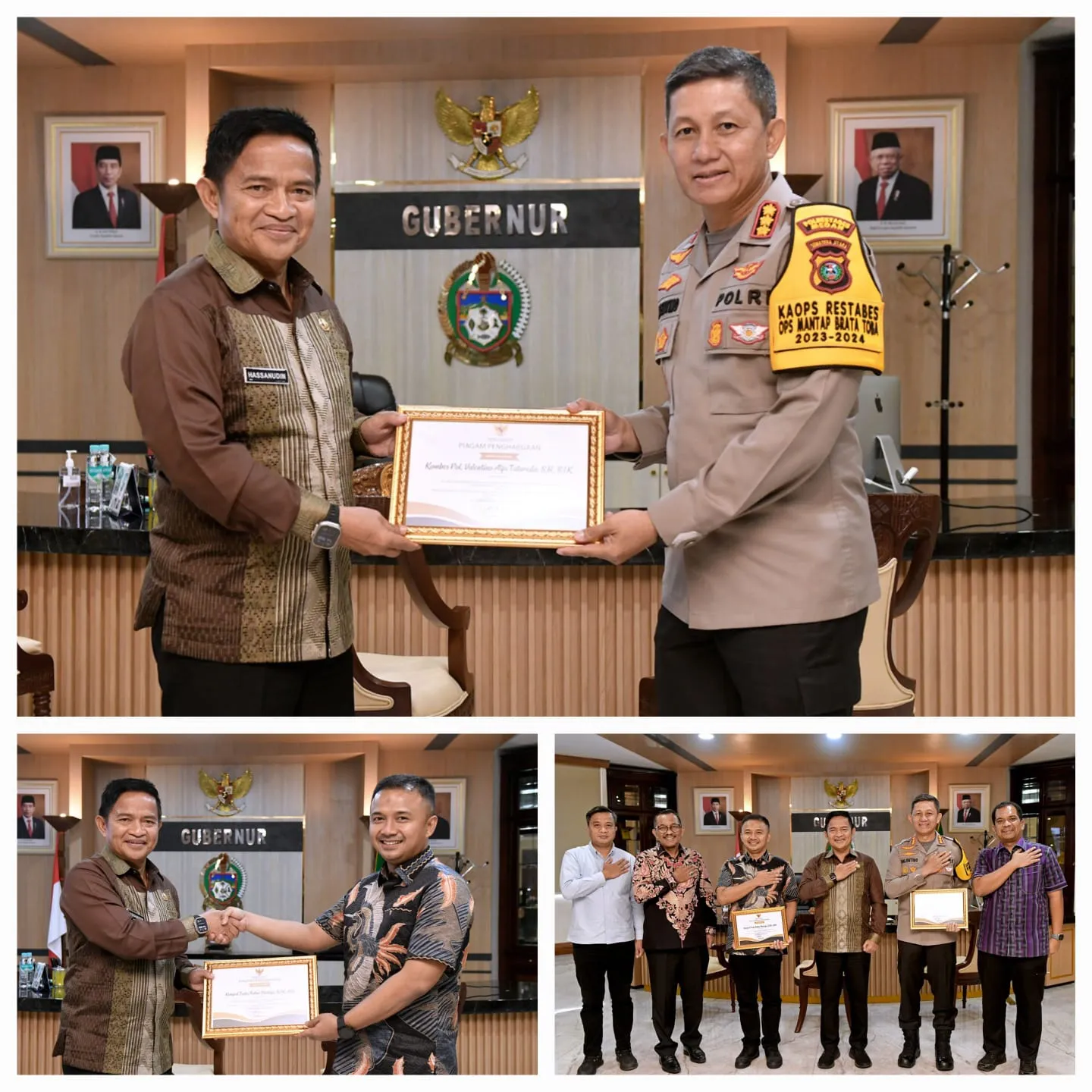 Ungkap Kasus Eksploitasi Anak, Kapolrestabes Medan Terima Penghargaan  dari Pj Gubsu