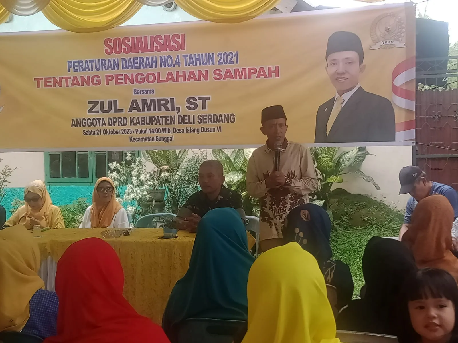 DPRD DS Sosialisasi Perda Nomor IV Tahun 2021 Tentang Pengolahan Sampah
