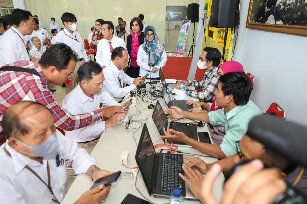 Wali Kota P.Siantar Sosialisasi Perekaman IKD Bagi Para Karyawan Perusahaan PT. STTC