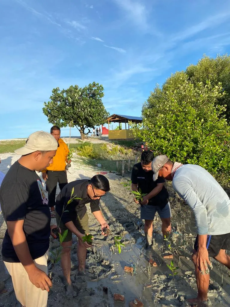 Jaga Kelestarian Pantai, Ganjar Milenial Gelar Kegiatan Penanaman Bibit Pohon Cemara