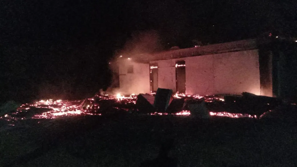 Dua Rumah Musnah Terbakar Di Bahorok